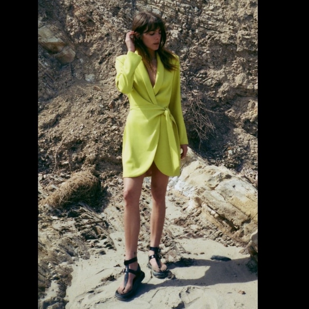 NWT Zara Pareo Mini Dress - Picture 2 of 11